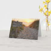 Strand Bord Notitiekaart (Gele Bloem)