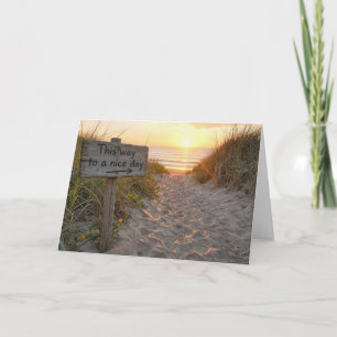 Strand Bord Notitiekaart