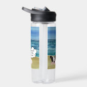 Strand Boston Terrier Waterfles (Rechts)