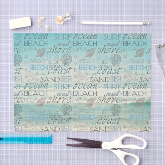 Strand Branding Zand Zee Tissuepapier (Craft)