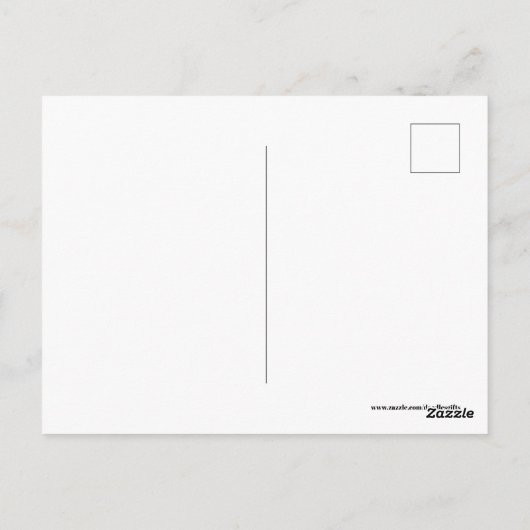 strand briefkaart (Achterkant)