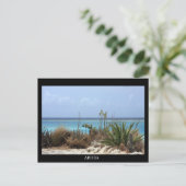 strand briefkaart (Staand voorkant)