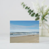 strand briefkaart (Staand voorkant)