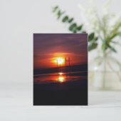 strand briefkaart (Staand voorkant)