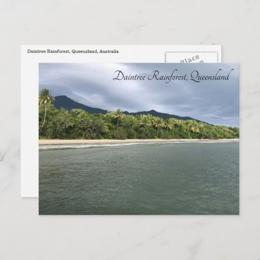 strand briefkaart (Voorkant / Achterkant)