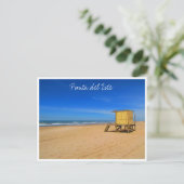 strand briefkaart (Staand voorkant)