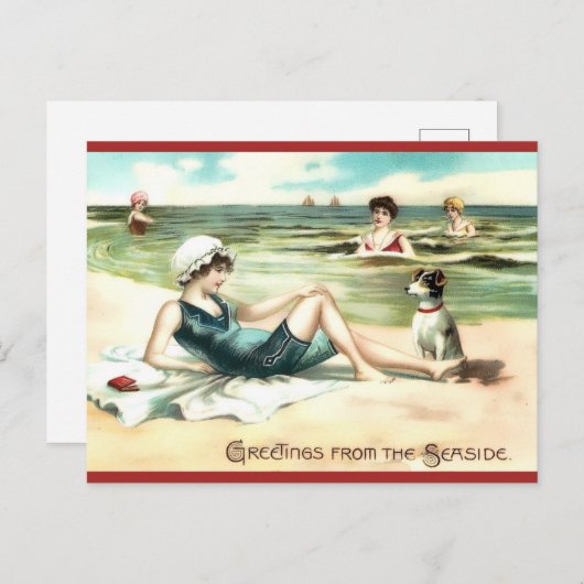  strand Briefkaart afbeelding (Voorkant / Achterkant)