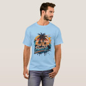 “Strand” Bright Splash T-shirt (Voorkant volledig)