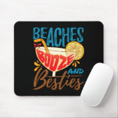 Strand Bruidsfeest Eiland Feest - Stranden Drank A Muismat (Met muis)