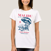 Strand Bruidsfeestje Verloofd Meisjesreis Malibu T-shirt (Voorkant)