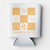 Strand Bruidsmeisje Geel Blikjeskoeler (Voorkant)