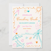 Strand Bruidsmeisje | Reisplan, Plezier, Oranje Do Kaart (Voorkant)