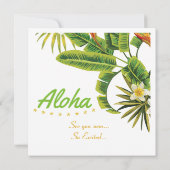 Strand Bruidsmeisjes Weekend Uitnodiging (Achterkant)