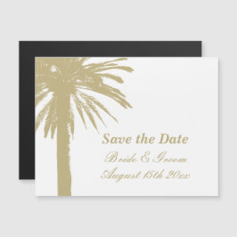 Strand bruiloft aangepaste magnetisch opslaan van 