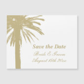 Strand bruiloft aangepaste magnetisch opslaan van  (Voorkant)