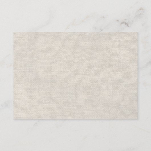 Strand Bruiloft Accommodatiekaart Geldmunt Informatiekaartje (Achterkant)