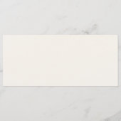 Strand Bruiloft Blue Ocean Coastal Thema Menu (Achterkant)