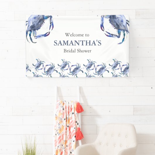Strand Bruiloft Bridal Shower Welkomstbord Spandoek (Insitu)