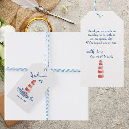 Strand bruiloft - Cape Cod Cadeaulabel