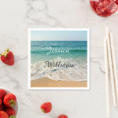 Strand Bruiloft Cocktail Servet (Insitu)