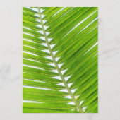 Strand Bruiloft Cool Mojito Palm laat de open bar Menu (Achterkant)