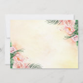 Strand bruiloft dank u foto bedankkaart (Achterkant)