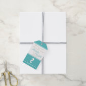 Strand bruiloft gast gunst dank u cadeaulabel (Met Touw)