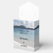 Strand bruiloft gunst doos bedankdoosjes (Geopend)