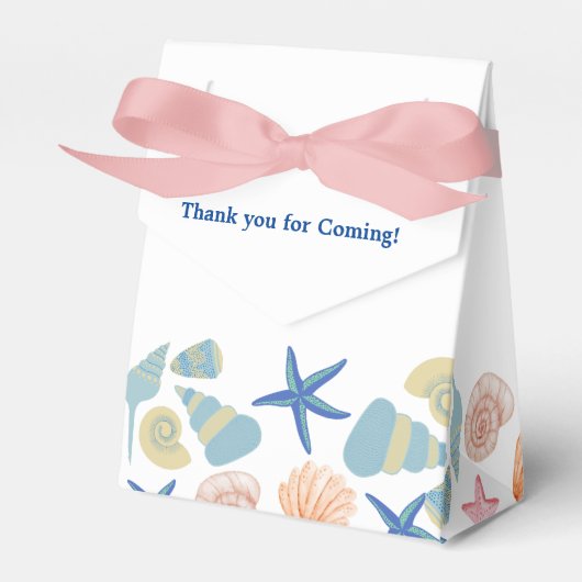 Strand bruiloft gunst doos bedankdoosjes (Voorkant Zijde)