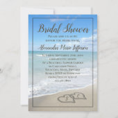 Strand bruiloft harten in het zand Vrijgezellenfee Kaart (Voorkant)