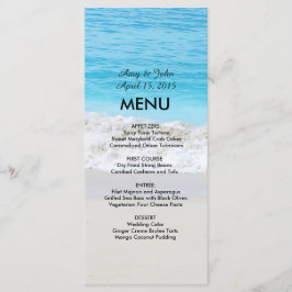 Strand bruiloft menu strand1