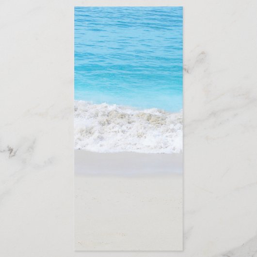 Strand bruiloft menu strand1 (Achterkant)