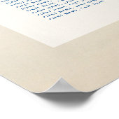 Strand Bruiloft Oceaan Foto 12 Tafel Stoelenindeli Poster (Hoek)