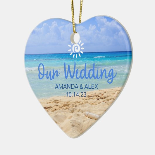 Strand Bruiloft Ornament Party Favor (Links)