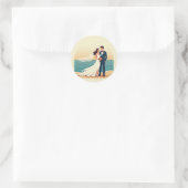Strand bruiloft Romance Stickers (Tas)