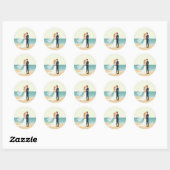 Strand bruiloft Romance Stickers (Vel)