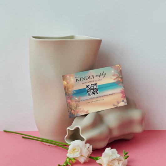 Strand bruiloft rsvp