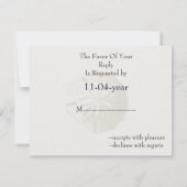 strand bruiloft RSVP (Achterkant)