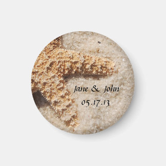 Strand Bruiloft Save the Date Magnet - Starfish Sm