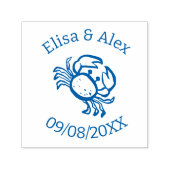 Strand Bruiloft Schelp Lieve KREEFT CUSTOM Zelfinktende Stempel (Design)