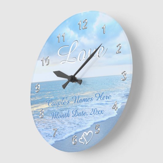 Strand Bruiloft Shower Cadeaus, Strand Wandklok (Hoek)