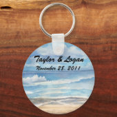 Strand / bruiloft sleutelhanger (Voorkant)