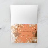 Strand bruiloft thema ~ tafel plaatsing voor 2 per bedankkaart (Binnen)