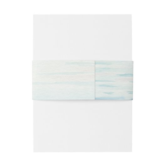 Strand bruiloft uitnodiging buik bands uitnodigingen wikkel (Achterkant Voorbeeld)