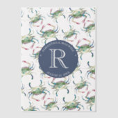 Strand Bruiloft Vellum Uitnodigingen Overlay (Voorkant)