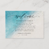 Strand Bruiloft Welkom Gift Bag Place Kaarten (Voorkant)