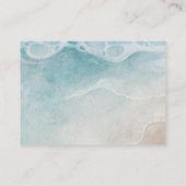 Strand Bruiloft Welkom Gift Bag Place Kaarten (Achterkant)