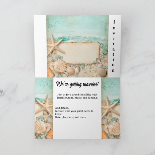 Strand bruiloft zeeschelpen 2 (Binnen)