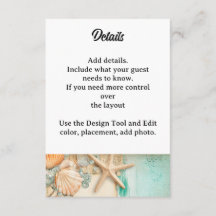 Strand bruiloft zeeschelpen 2