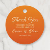 Strand Bruiloft Zeester Boeket Favor Bedankjes Labels (Achterkant)